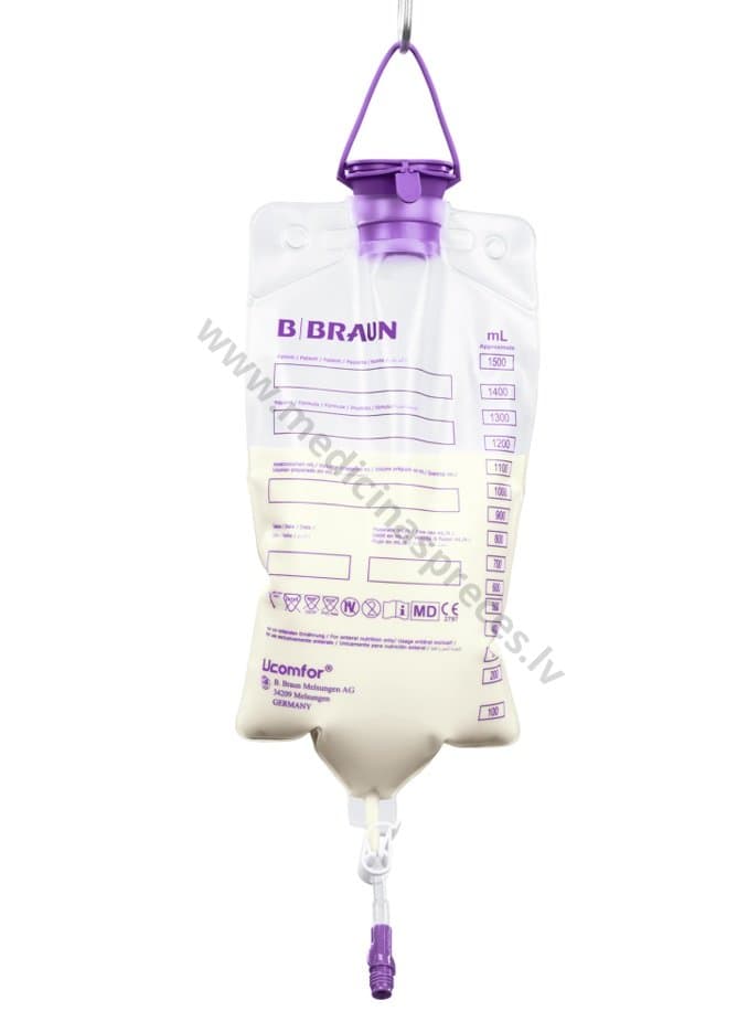 Enterālās barošanas maiss bez pagarinātāja, 1500 ml