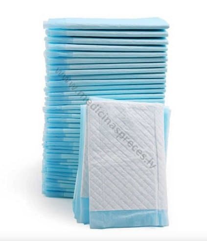 Palags absorbējošais 40 cm x 60 cm. Iepakojumā 20 gabali