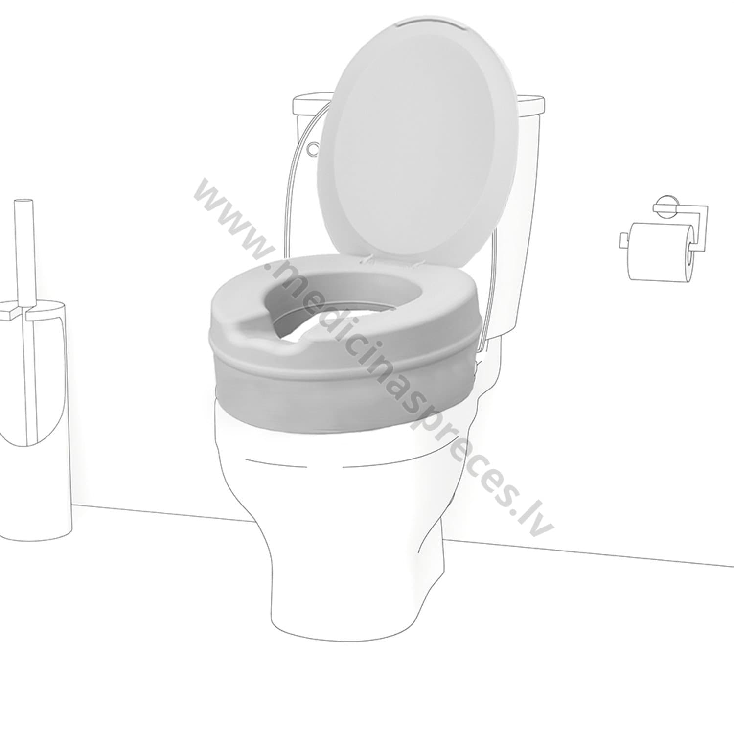 WC paaugstinājums Contact Plus